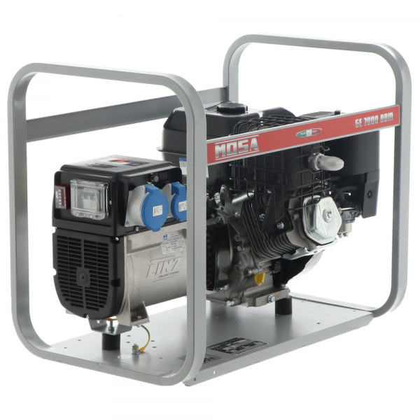 MOSA GE 7000 BBM - Generador de corriente a gasolina 6 kW - Continua 5 kW Monofásica