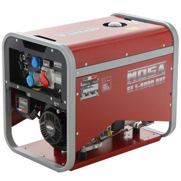 MOSA GE S-8000 BBT AVR EAS - Generador de corrienta a gasolina con arranque eléctrico 6.4 kW - Continua 5.6 kW Trifásica
