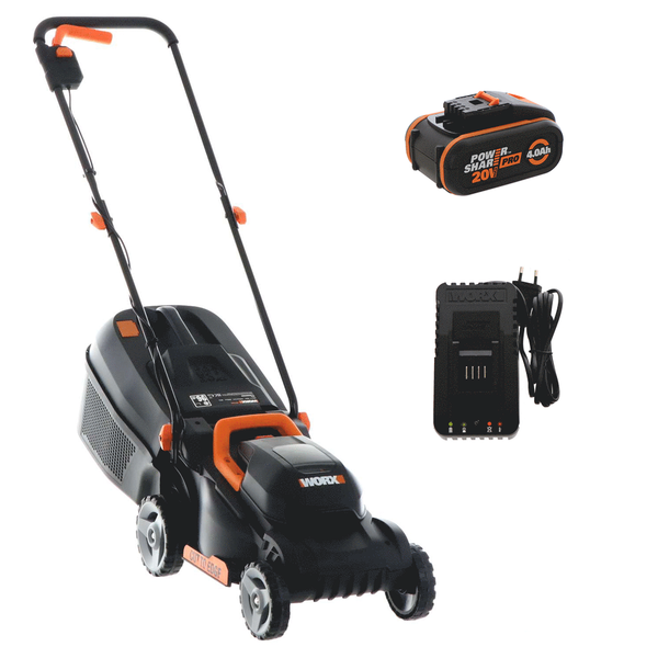 Cortacésped de batería WORX WG730E - Corte de 30 cm - 20 V - 4 Ah en venta