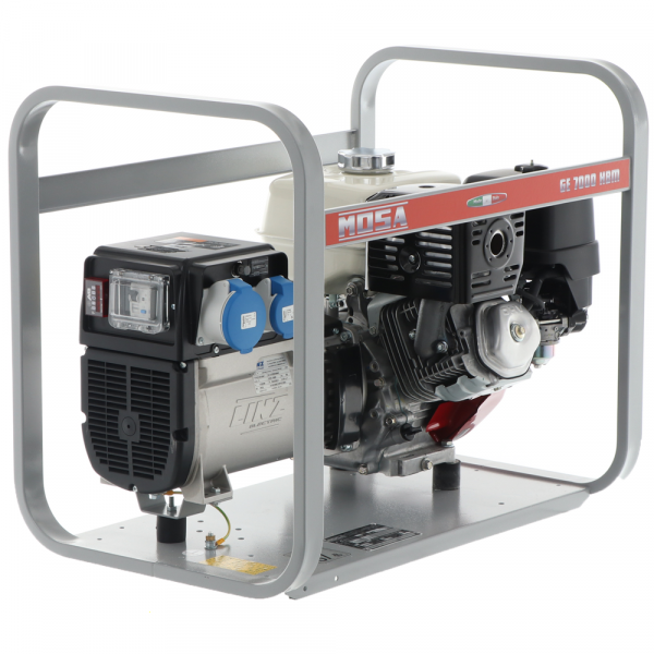 MOSA GE 7000 HBM - Generador de corriente a gasolina con placa AVR 6 kW - Continua 5 kW Monofásica en venta