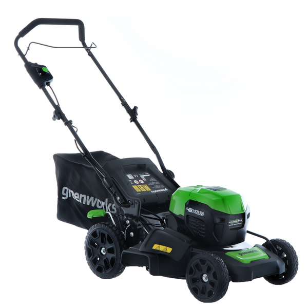 Cortacésped eléctrico de batería Greenworks GD48LM46 48V - 46 cm - SIN BATERÍAS NI CARGADOR en venta