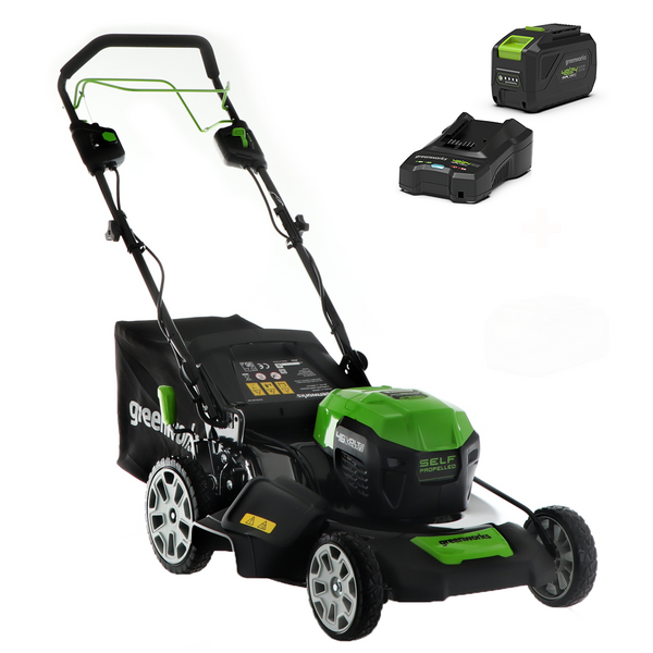 Cortacésped autopropulsado de batería Greenworks GD48LM51SP 48 V - 51 cm
