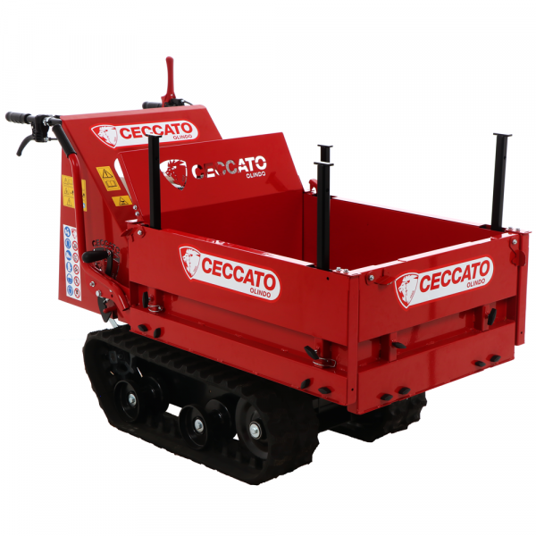 Carretilla con motor CECCATO CINGOLONE - Cajón extensible - Capacidad 350 kg