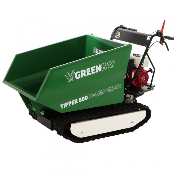 Carretilla de orugas dumper GreenBay Tipper  500 - Motor Honda GX200