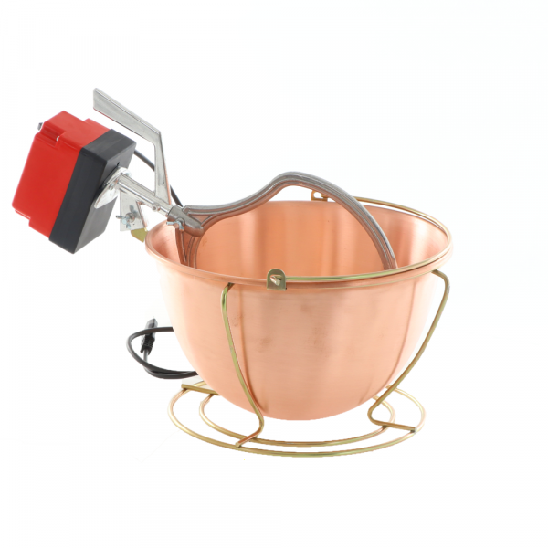 Caldero en cobre eléctrico liso para polenta NuovaFac Cuoca Automatica base redonda 9 l - 24 W en venta