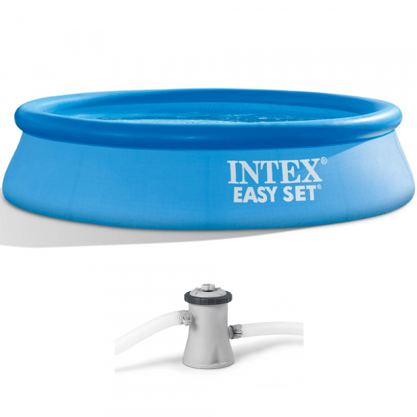 Piscina hinchable Intex Easy Set 28122NP + Bomba de filtro en venta