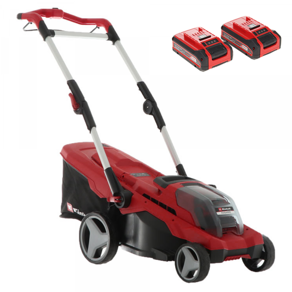 Einhell RASARRO 36/36 - Cortacésped de batería - 2x18V/3Ah - Corte de 36 cm