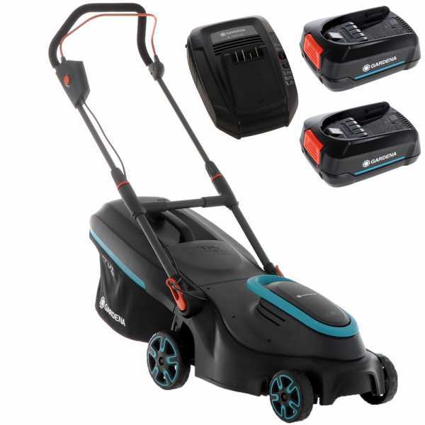 Gardena PowerMax 37/36V P4A - Cortacésped de batería - 36V/4 Ah - Corte 37 cm en venta