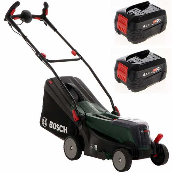 Bosch UniversalRotak 2x18V-37-550 - Cortacésped de batería - 2X18V/4Ah - Corte 37 cm en venta