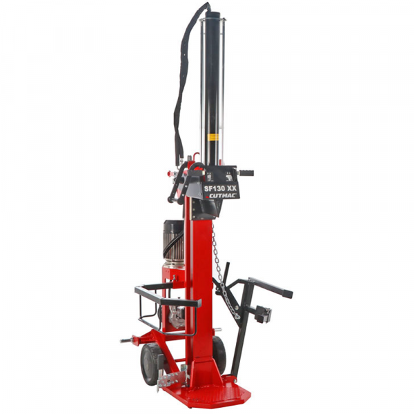 Docma SF130 380 + PTO XX - Astilladora de leña híbrida - Eléctrica y para tractor - Vertical