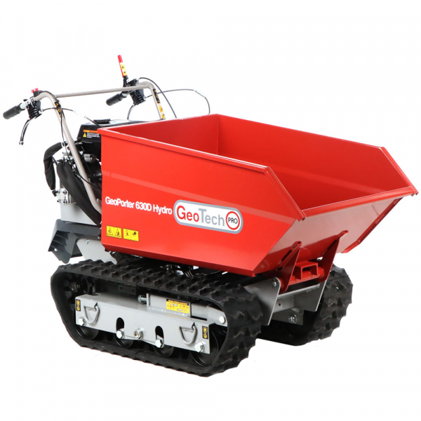 GeoTech-Pro GeoPorter 630D Hydro Carretilla de orugas - Cajón hidráulico dumper 600 kg