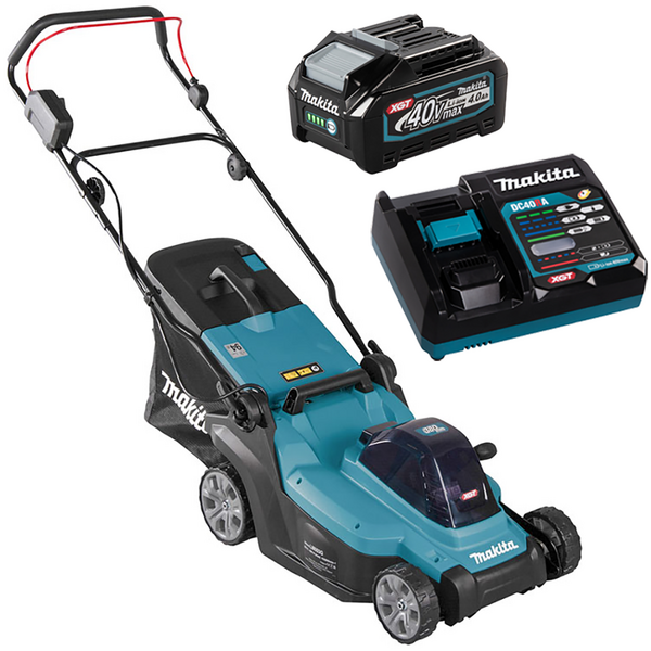 Makita LM003GM103 XGT - Cortacésped de batería  - 40V/4Ah - Corte 38 cm en venta