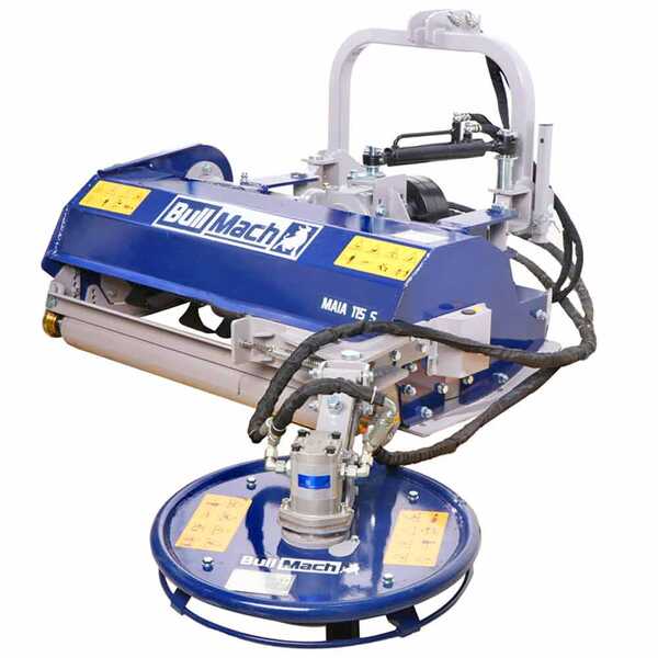 BullMach Maia 115 SH - Trituradora para tractor - Disco interfilas - Serie media - Desplazamiento hidráulico