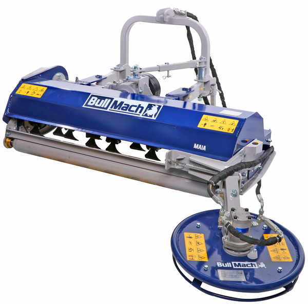 BullMach Maia 155 S - Trituradora para tractor - Disco interfilas - Serie media - Desplazamiento manual