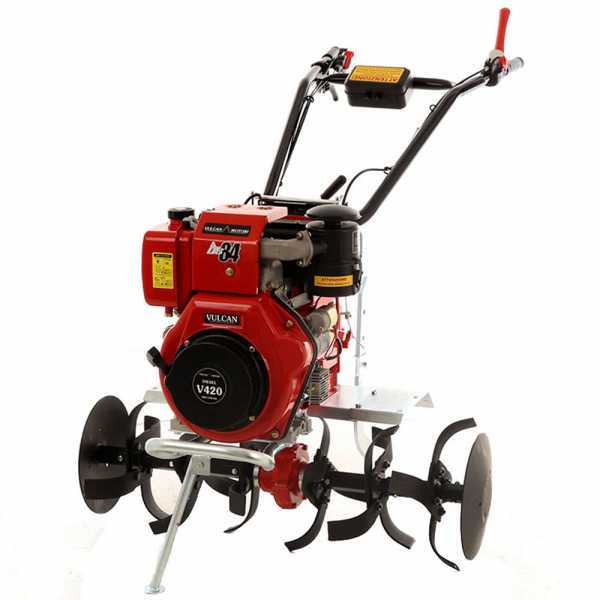 Diesse DS84 - Motoazada diésel 10.5 HP - Vulcan 418cc con Arranque eléctrico