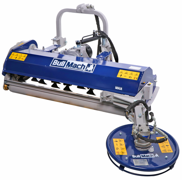 BullMach Maia 175 SH  - Trituradora para tractor - Disco interfilas - Serie media - Desplazamiento hidráulico