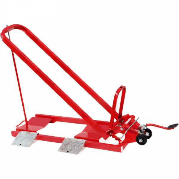Elevador para tractores cortacésped - capacidad max. 500 Kg