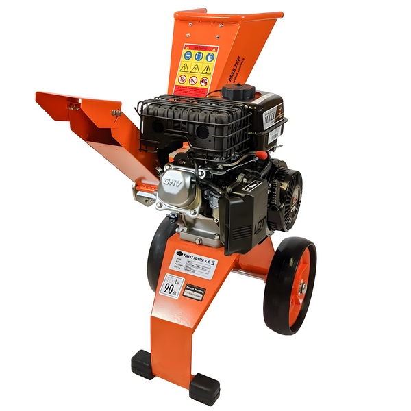 Forest Master FM6DD - Biotrituradora de gasolina - Motor de gasolina LCT de 6 HP