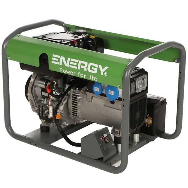 Energy EY-7MDE AVR - Generador de corriente diésel con AVR 5 kW - Continua 4,5 Monofásica
