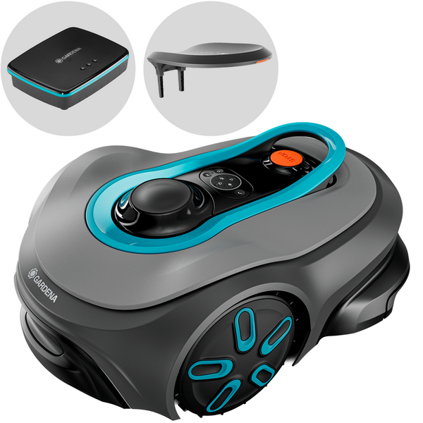 Gardena Smart SILENO Free 600 - Robot cortacésped - Gestión con Gardena Smart App - Sin instalación