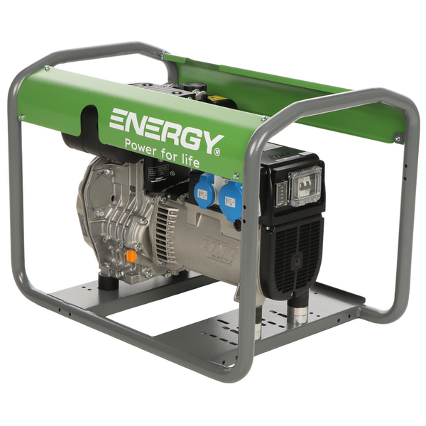 Energy EY-5MD AVR - Generador de corriente diésel con AVR 3,6 kW - Continua 3,2 Monofásica
