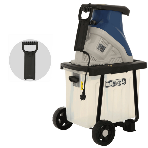 BullMach Tersic 40 L - Biotrituradora eléctrica - Con recogedor