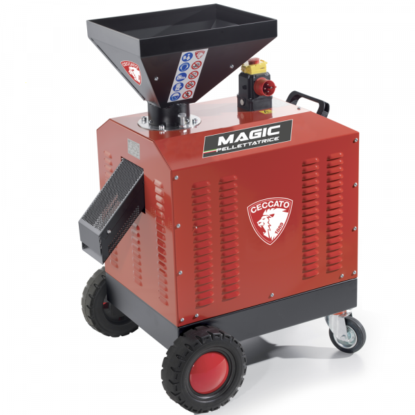 Ceccato Olindo Peletizadora trifásica 5,5 Hp - Para la producción en casa de pellets de calefacción
