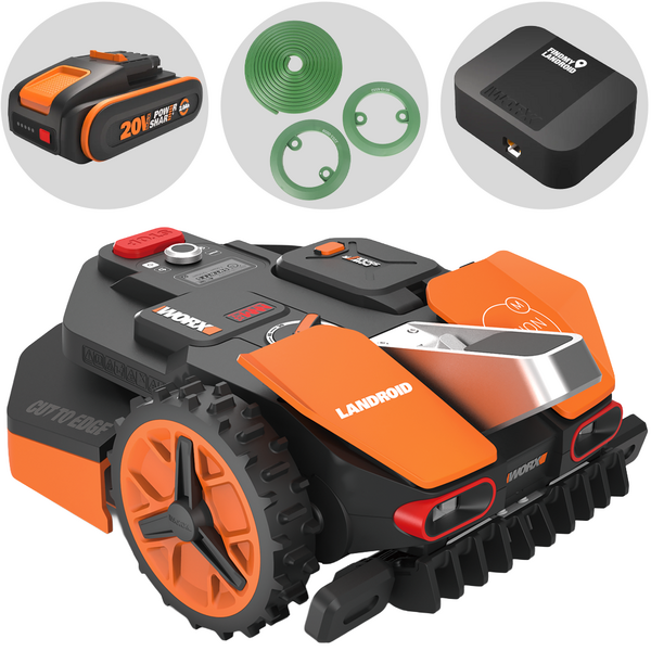 Worx Landroid Vision M600 WR206E - Robot cortacésped - Sin instalación