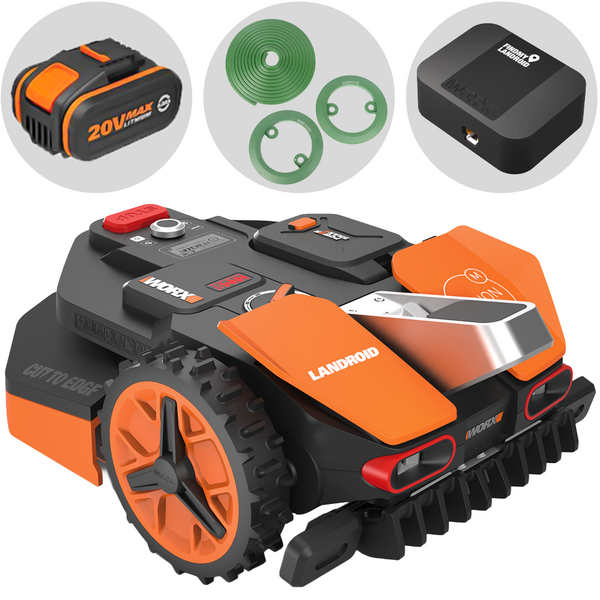 Worx Landroid Vision M800 WR208E - Robot cortacésped - Sin instalación