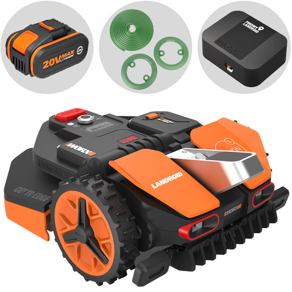 Worx Landroid Vision L1600 WR216E - Robot cortacésped - Sin instalación