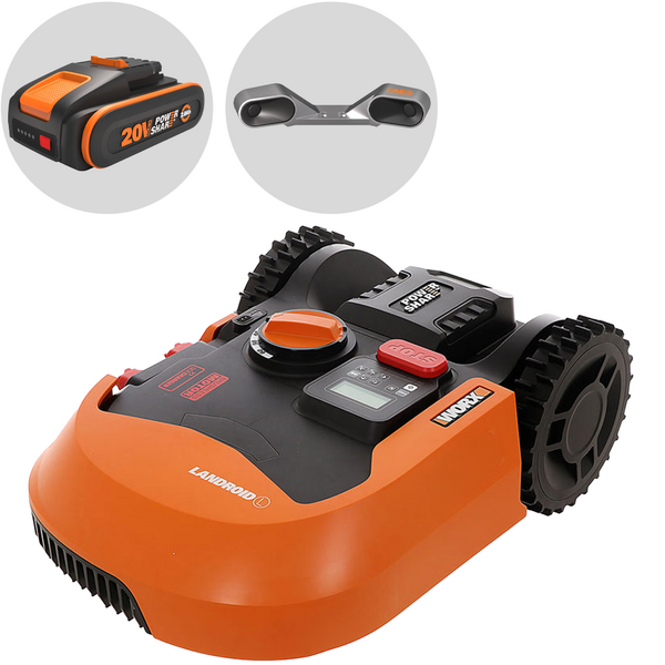 Worx Landroid L WR155E - Robot cortacésped - Con cable perimetral - Batería de litio - L2000