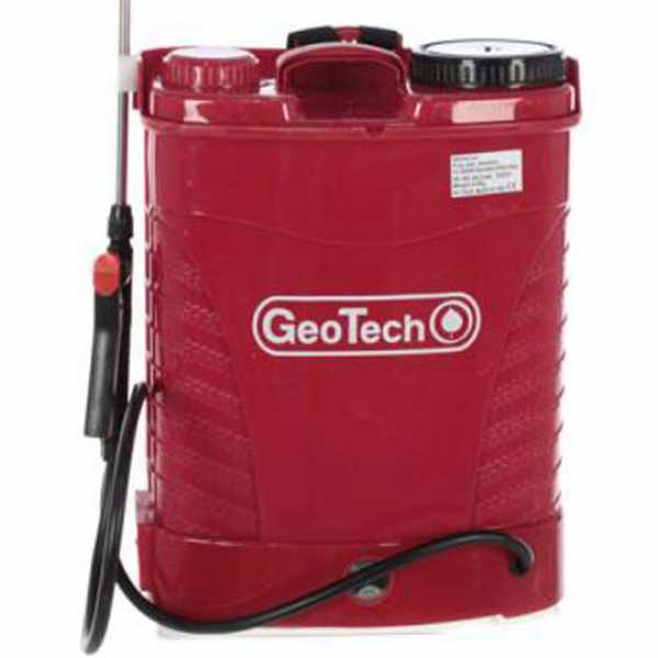 Pulverizador de mochila a batería GeoTech KF-16C-26 16 litros - roja en venta