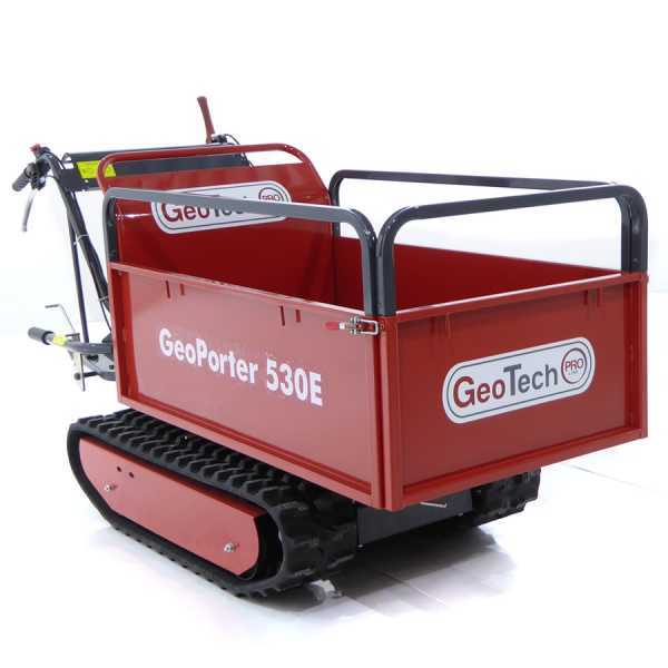 Carretilla de orugas con motor GeoTech 530E GeoPorter, extensible, capacidad 500 kg