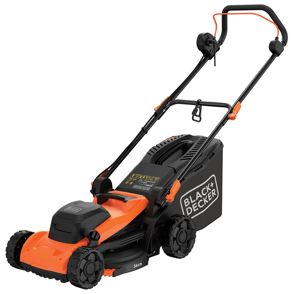 Black & Decker BEMWP340-QS - Cortacésped eléctrico - 1400 W - Corte de 34 cm