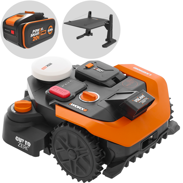 Worx Landroid Vision Cloud WR308E - Robot cortacésped - Sin instalación