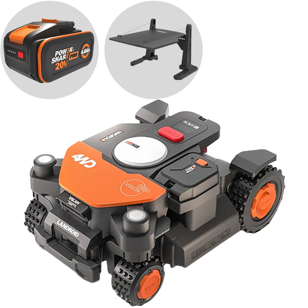 Worx Landroid Vision Cloud WR340E - Robot cortacésped 4WD - Sin instalación