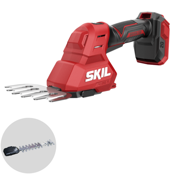 SKIL 0631 CA - Tijeras cortacésped de batería - Cortasetos - 20 V - BATERÍA Y CARGADOR NO ESTÁN INCLUIDOS