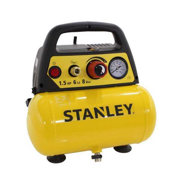 Stanley DN 200/8/6 - Compresor de aire eléctrico compacto portátil - motor 1.5 HP - 6 l en venta