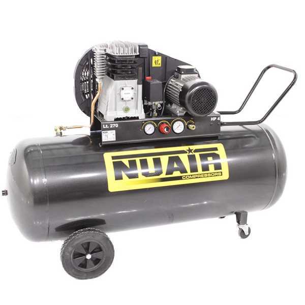Nuair B 3800B/4T/270 TECH - Compresor de aire eléctrico trifásico de correa - motor 4 HP - 270 l en venta