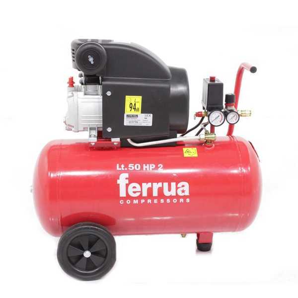 Ferrua RC 2 50 CM2 - Compresor eléctrico con ruedas - motor 2 HP - 50 l aire comprimido en venta