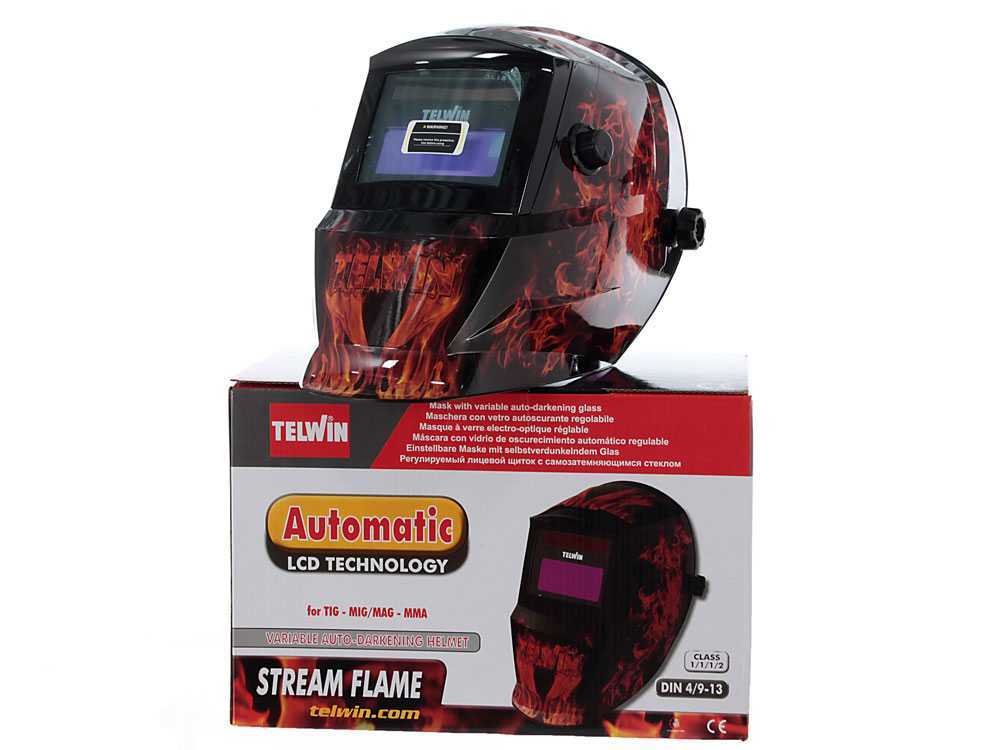Máscara de soldadura automática Stream Flame Telwin