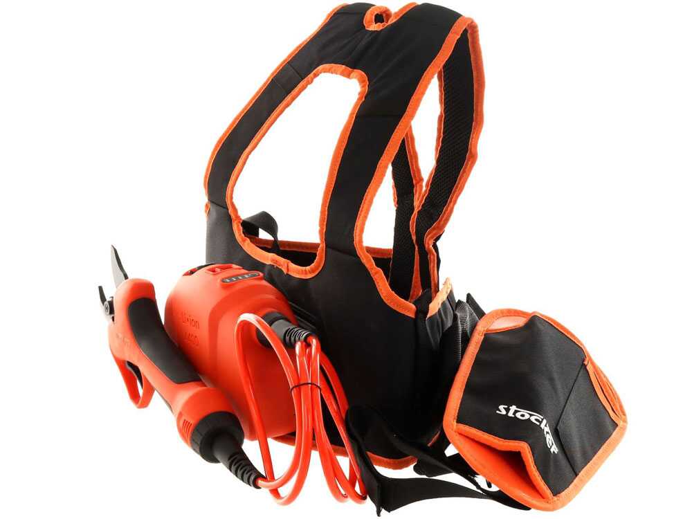 Tijeras de poda de bater&iacute;a Stocker Vulcano E-35 TPC - Bater&iacute;a de 43,2 y 4,4 Ah