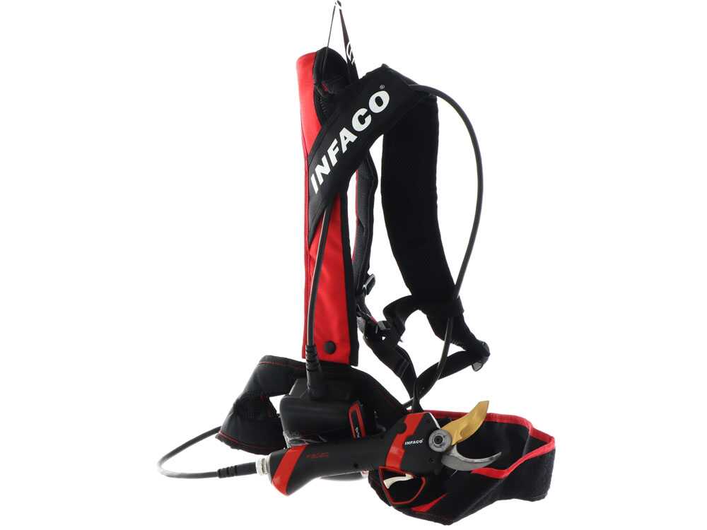 Infaco F3020 - Tijera el&eacute;ctrica de poda con p&eacute;rtiga - 36V 3Ah - 227 cm