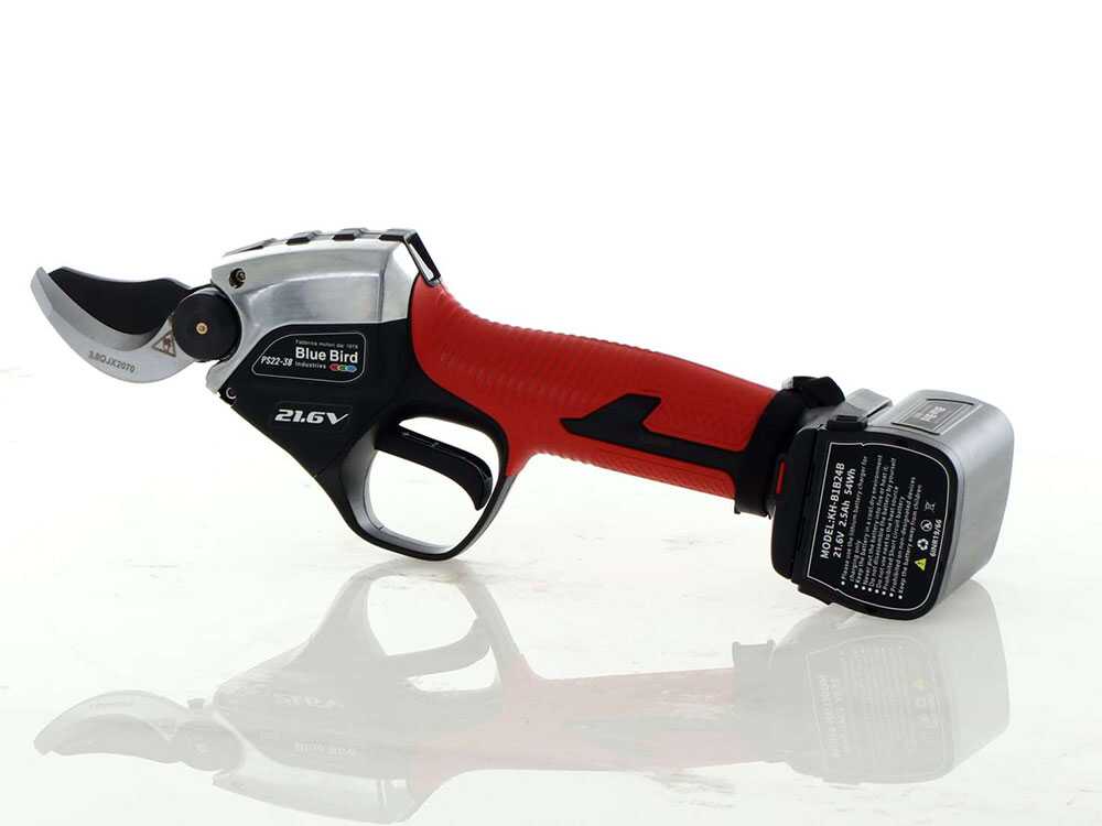 Tijera eléctrica de poda con batería integrada BlueBird PS 22-38 - 21.6V - 2.5 ah