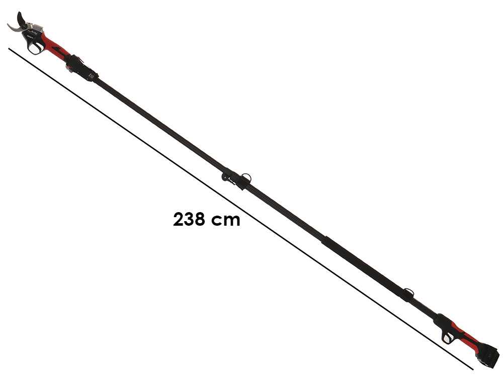 Tijera el&eacute;ctrica de bater&iacute;a con p&eacute;rtiga BlueBird PS 22-38 - 21.6V - 2.5 Ah