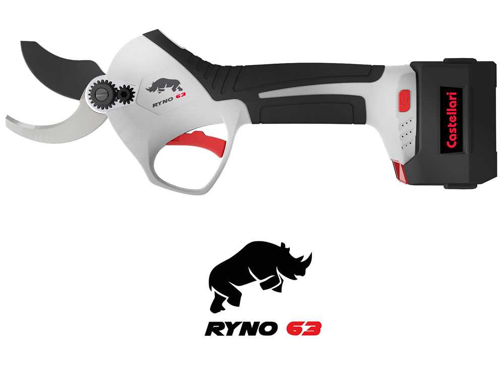 Castellari Ryno 63 - Tijeras el&eacute;ctricas de poda - 2x 21.6V 2.5 Ah