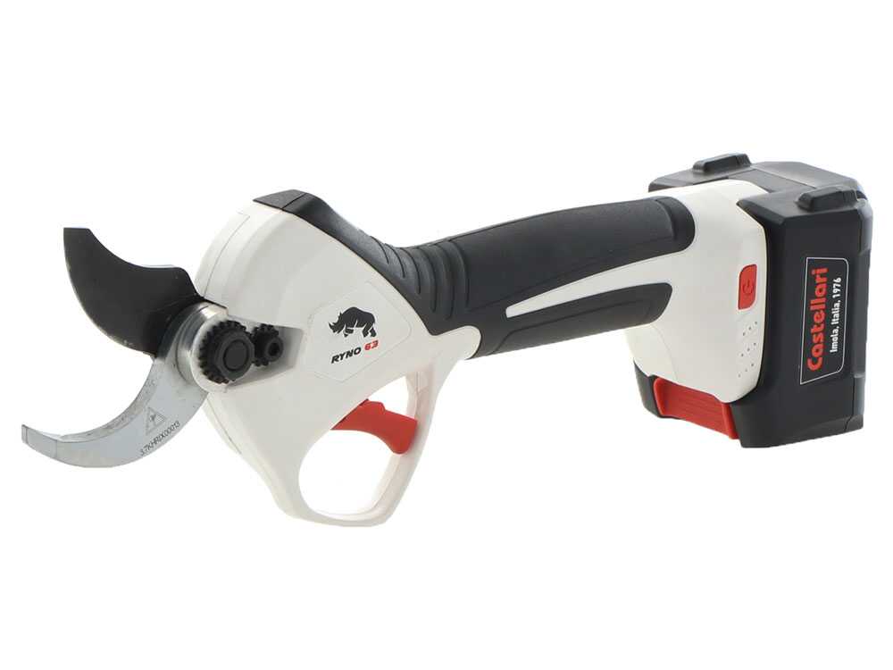 Castellari Ryno 63 - Tijeras el&eacute;ctricas de poda - 2x 21.6V 2.5 Ah