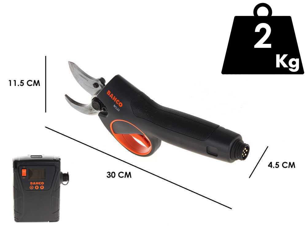 Tijeras eléctricas de batería Bahco BCL23 - 43.2 V 3.4 Ah