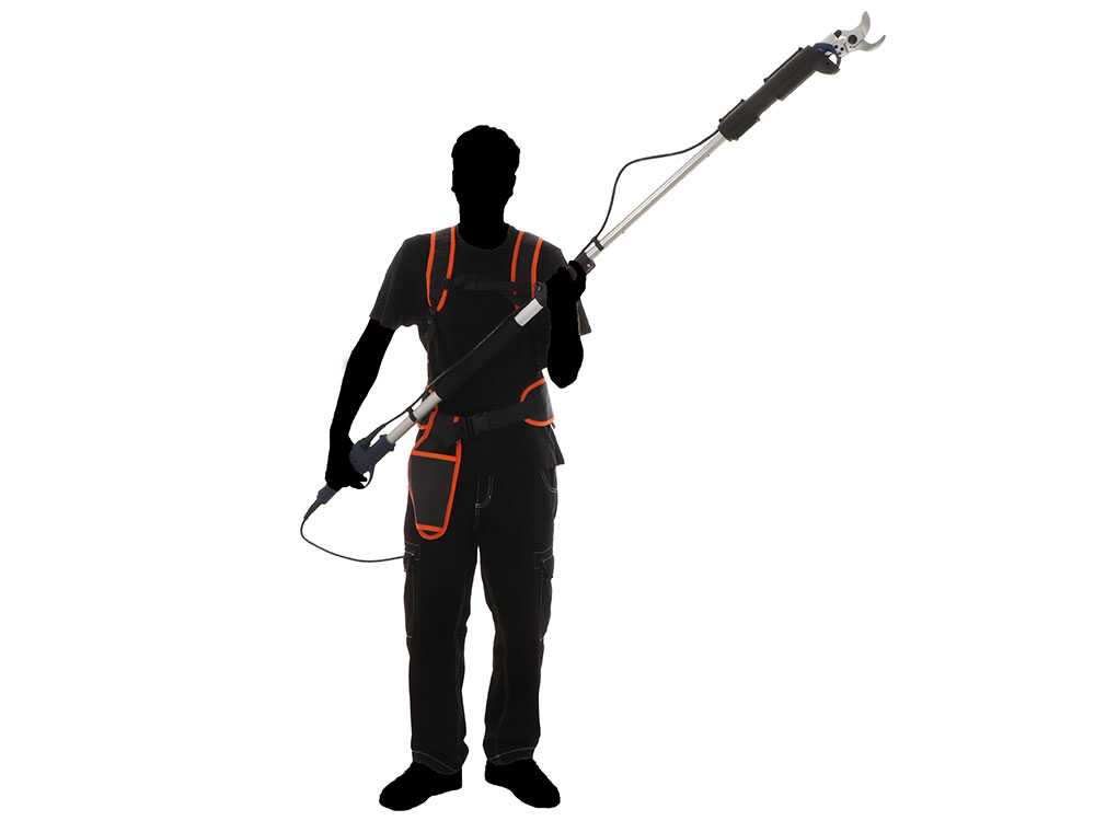 BullMach ARTEMIS 45 Pro - Tijera el&eacute;ctrica de poda con p&eacute;rtiga - 150/210 cm