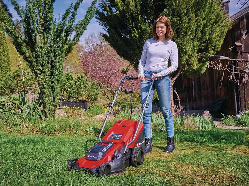 Cortacésped Eléctrico Einhell GC-EM 1743 HW – 1700W, 43 Cm De Corte, 6 Alturas (20-70 Mm), Bolsa 52L, Ideal Para Jardines De Hasta 700 M²